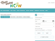 Tablet Screenshot of napavalleynow.com